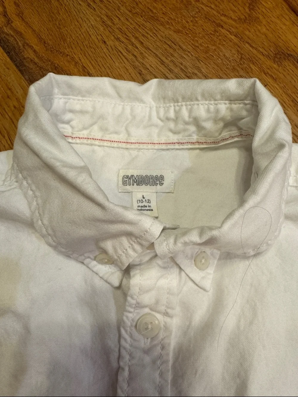Gymboree oxford white button down shirt